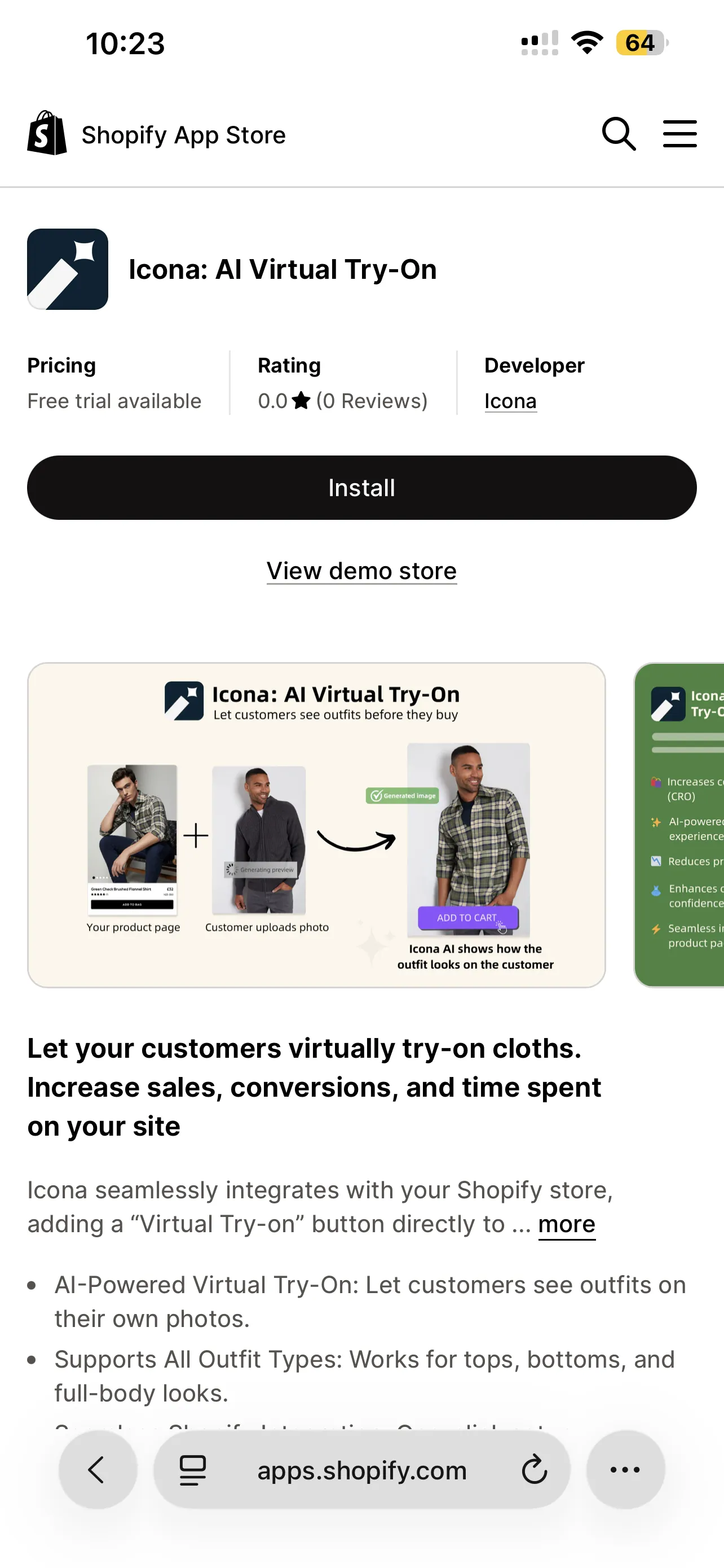 icona-ai-virtual-try%e2%80%91on-let-shoppers-virtually-try-dresses-on-themselves-and-buy-shopify-app-store-2